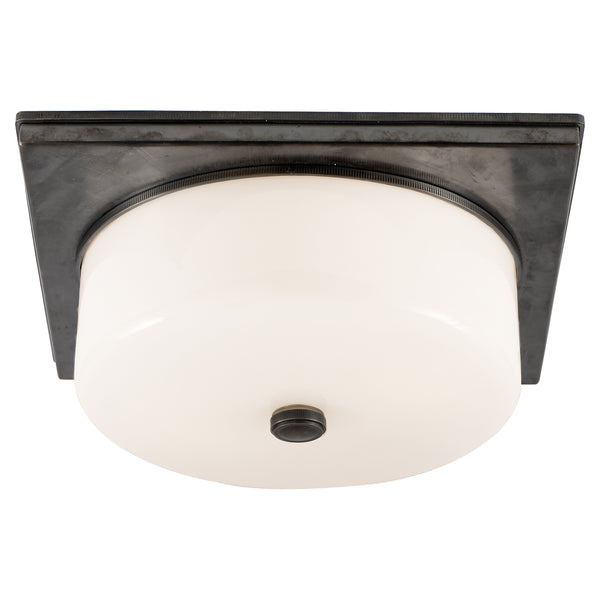 Newhouse Block Outdoor (Damp) Flush Mount Ceiling Light by Visual Comfort Signature