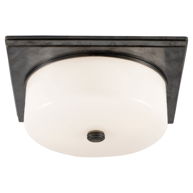 Newhouse Block Outdoor (Damp) Flush Mount Ceiling Light by Visual Comfort Signature