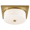 Newhouse Block Outdoor (Damp) Flush Mount Ceiling Light by Visual Comfort Signature