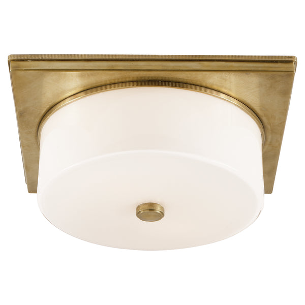 Newhouse Block Outdoor (Damp) Flush Mount Ceiling Light by Visual Comfort Signature