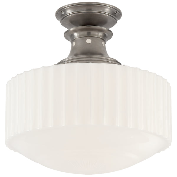 Milton Road Outdoor (Damp) Flush Mount Ceiling Light by Visual Comfort Signature