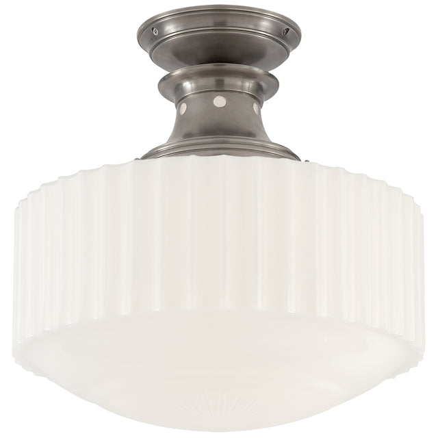 Milton Road Outdoor (Damp) Flush Mount Ceiling Light by Visual Comfort Signature