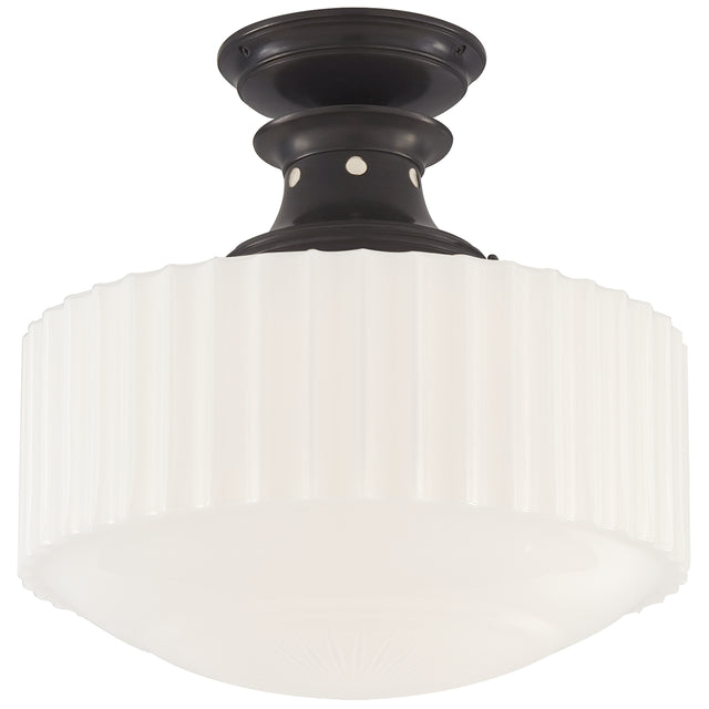 Milton Road Outdoor (Damp) Flush Mount Ceiling Light by Visual Comfort Signature