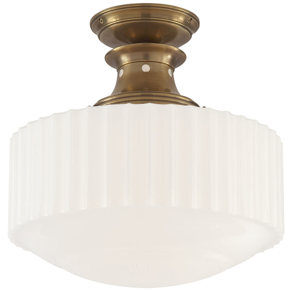 Milton Road Outdoor (Damp) Flush Mount Ceiling Light by Visual Comfort Signature