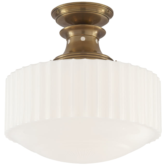 Milton Road Outdoor (Damp) Flush Mount Ceiling Light by Visual Comfort Signature