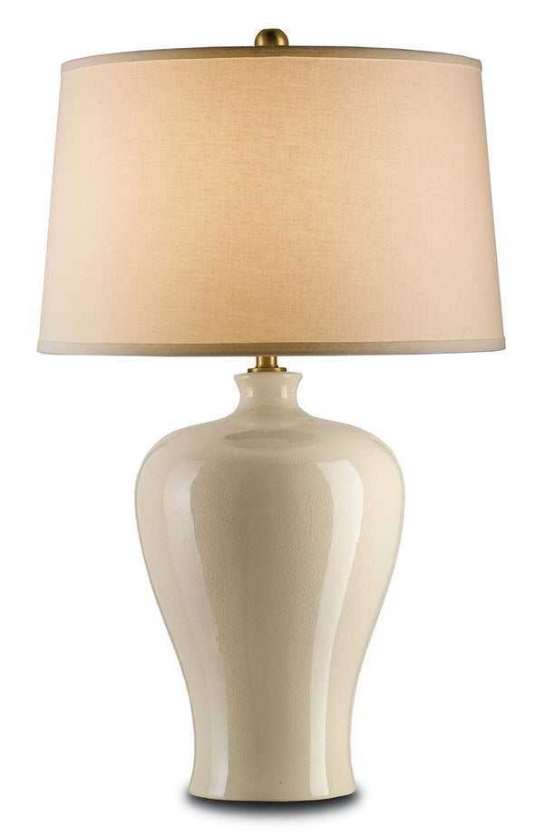 Blaise Cream Table Lamp Table Lamp by Currey and Company