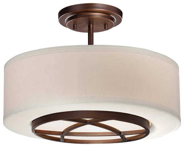 City Club Outdoor (Damp) Flush Mount Ceiling Light by Minka-Lavery