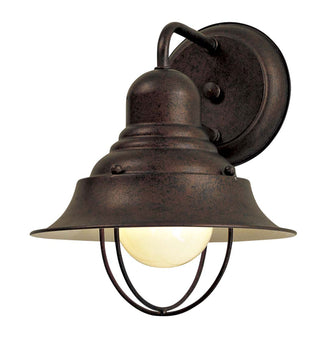 Buy antique-bronze-and-metal-shade Wyndmere Outdoor (Wet) Wall Lantern by Minka-Lavery