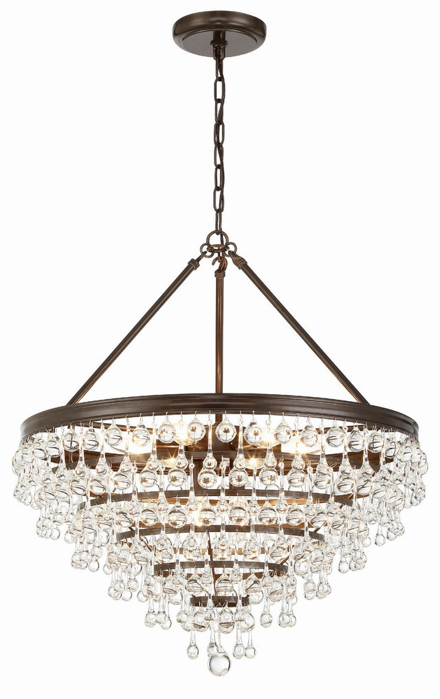 Calypso Outdoor (Damp) Chandelier by Crystorama