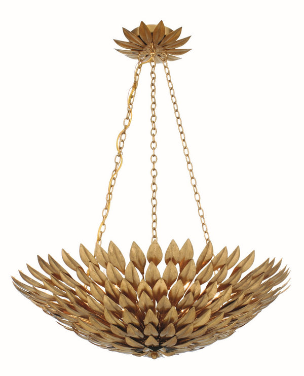 Broche Outdoor (Damp) Chandelier by Crystorama