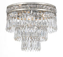 Mercer Outdoor (Damp) Flush Mount Ceiling Light by Crystorama