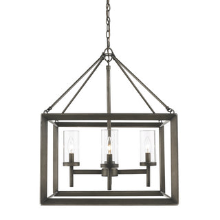 Buy gunmetal-bronze Smyth Chandelier by Golden