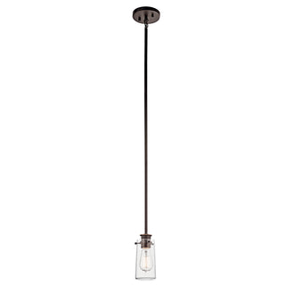 Buy olde-bronze-with-clear-seeded-glass-and-clear-shade Braelyn Mini Pendant by Kichler