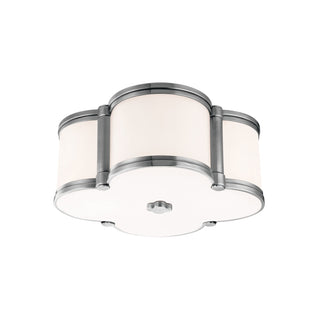 Buy polished-nickel Chandler Outdoor (Damp) Flush Mount Ceiling Light by Hudson Valley
