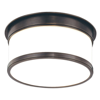 Buy old-bronze Geneva Outdoor (Damp) Flush Mount Ceiling Light by Hudson Valley