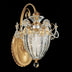 Heirloom Gold with Handcut Heritage Crystal Glass and Clear Shade