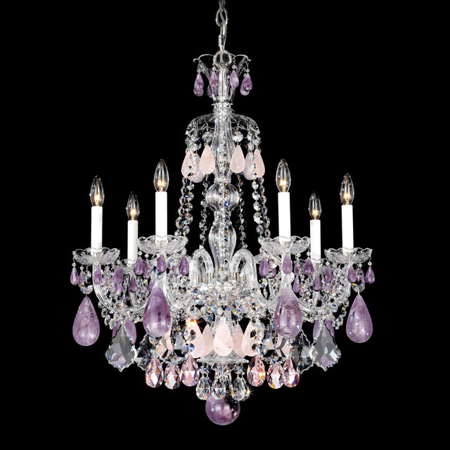Hamilton Rock Crystal Chandelier by Schonbek