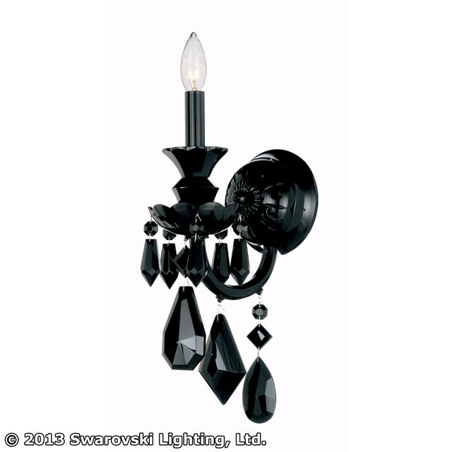 Hamilton Black Outdoor (Damp) Sconce by Schonbek