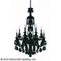 Hamilton Black Chandelier by Schonbek