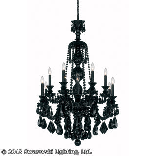 Hamilton Black Chandelier by Schonbek
