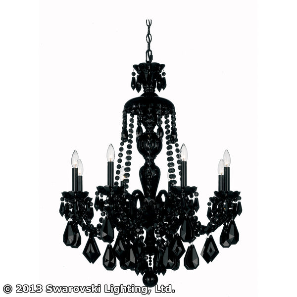 Hamilton Black Chandelier by Schonbek