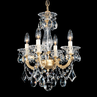 Buy heirloom-gold-with-clear-heritage-crystal-glass La Scala Chandelier by Schonbek