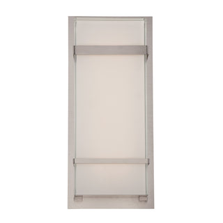 Buy stainless-steel-with-white-silk-screened-glass-and-white-shade Phantom Wall Lanterns by Modern Forms