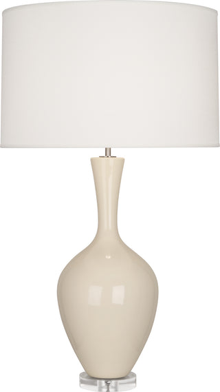 Buy bone-glazed-ceramic Audrey Table Lamp by Robert Abbey