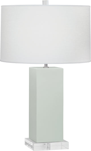 Buy celadon-glazed-ceramic Harvey Table Lamp by Robert Abbey