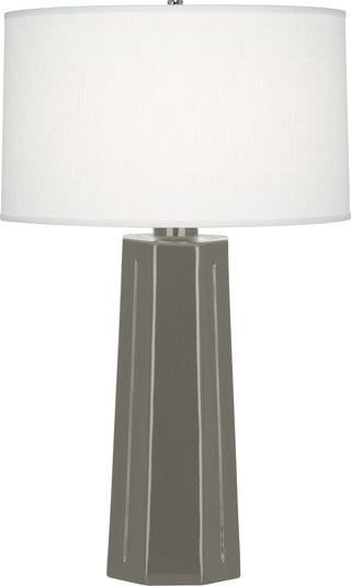 Buy ash-glazed-ceramic Mason Table Lamp by Robert Abbey