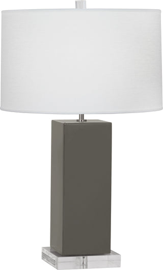 Buy ash-glazed-ceramic Harvey Table Lamp by Robert Abbey