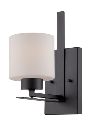 Buy aged-bronze-with-opal-glass-and-opal-shade Parallel Vanity by Nuvo Lighting