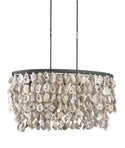 Oyster Shell Collection Chandelier by Currey and Company