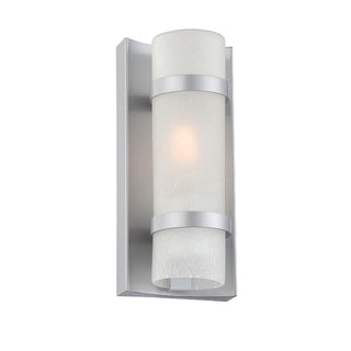 Buy brushed-silver-with-frosted-glass-and-frosted-shade Apollo Wall Lantern by Acclaim Lighting