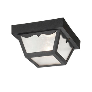 Buy matte-black-with-polycarbonate-clear-panels-resist-breakage-glass-and-clear-shade Builders` Choice Ceiling Light by Acclaim Lighting