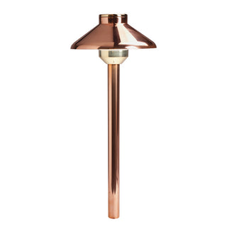 Buy copper-and-metal-shade Landscape Led Outdoor (Wet) Path Light by Kichler