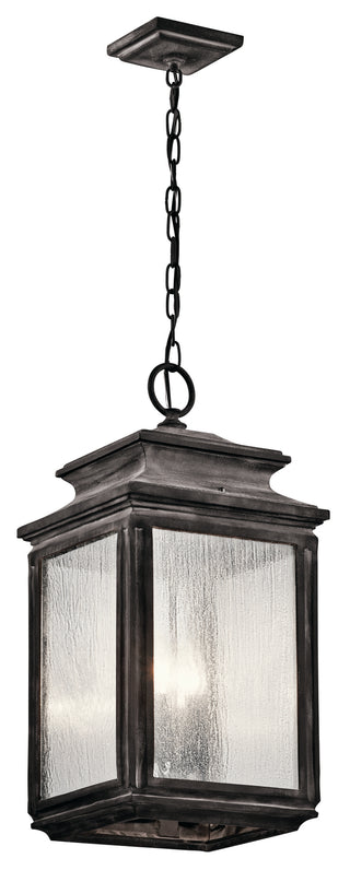 Buy weathered-zinc Wiscombe Park Outdoor (Damp) Hanging Lanterns by Kichler