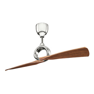 Buy polished-nickel-finish-with-walnut-blades Link Ceiling Fan by Kichler