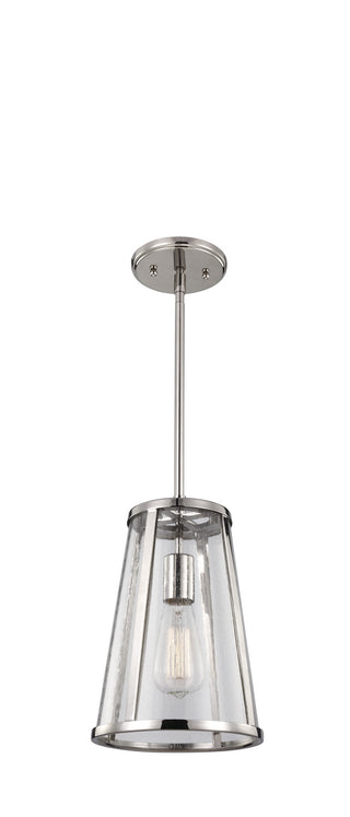 Buy polished-nickel Harrow Outdoor (Damp) Pendant by Visual Comfort Studio