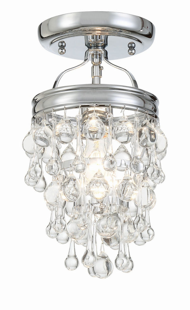 Calypso Outdoor (Damp) Semi-Flush Mount Ceiling Light by Crystorama