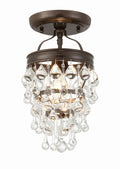 Calypso Outdoor (Damp) Semi Flush Mount Light by Crystorama