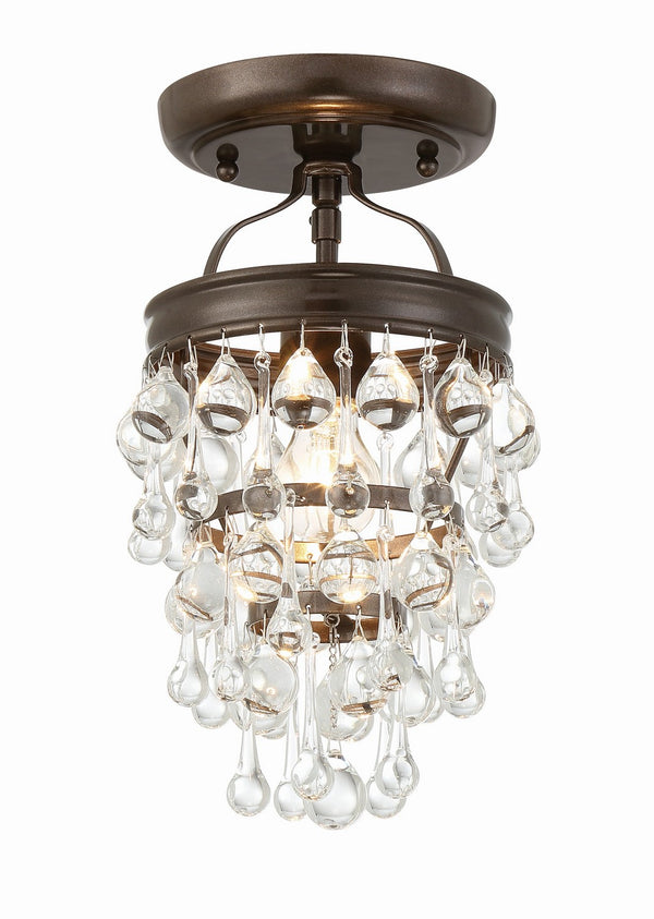 Calypso Outdoor (Damp) Semi Flush Mount Light by Crystorama