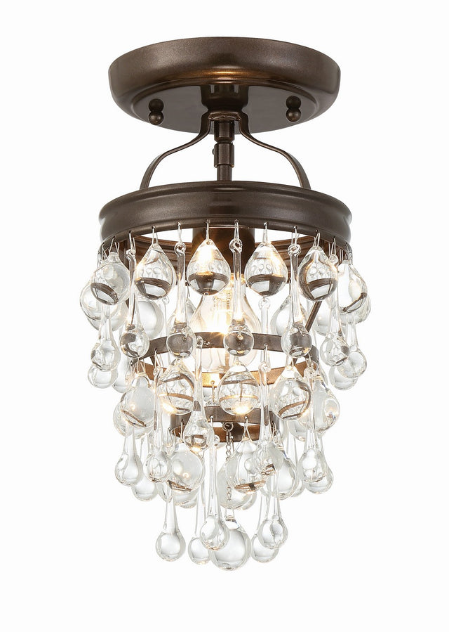 Calypso Outdoor (Damp) Semi-Flush Mount Ceiling Light by Crystorama