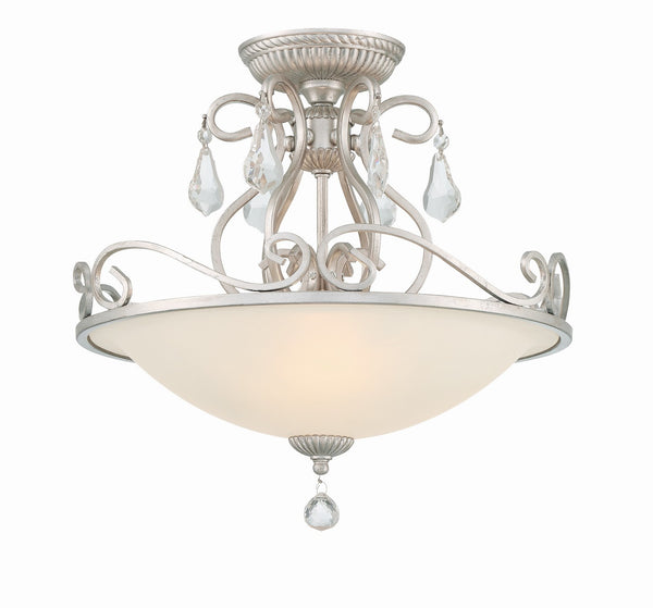 Ashton Outdoor (Damp) Flush Mount Ceiling Light by Crystorama