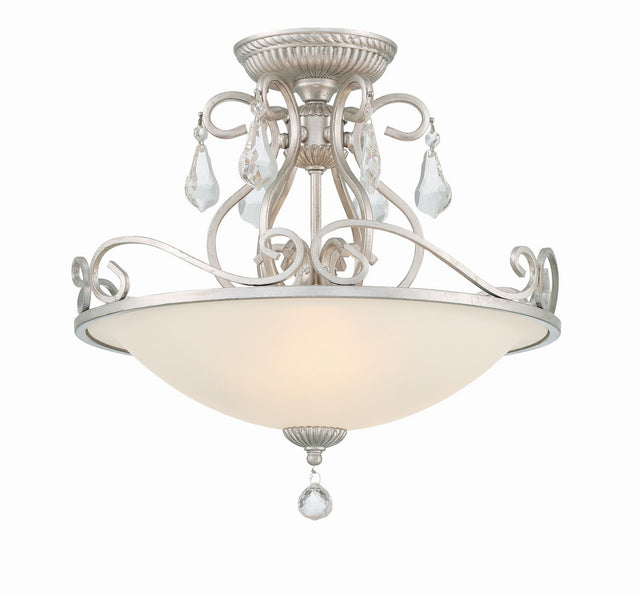 Ashton Outdoor (Damp) Flush Mount Ceiling Light by Crystorama