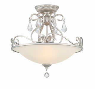 Ashton Outdoor (Damp) Semi-Flush Mount Ceiling Light by Crystorama