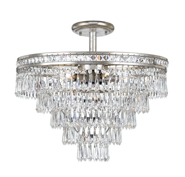 Mercer Outdoor (Damp) Semi-Flush Mount Ceiling Light by Crystorama