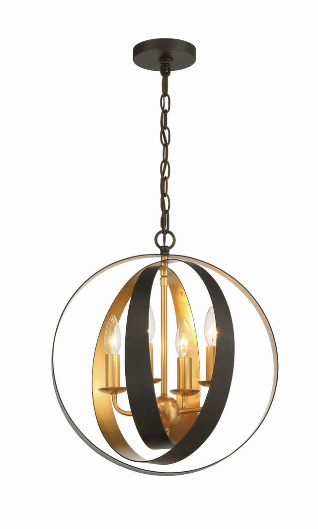 Luna Outdoor (Damp) Mini Chandelier by Crystorama