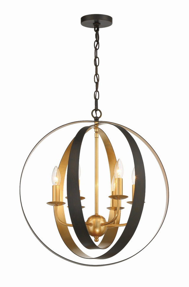 Luna Outdoor (Damp) Chandelier by Crystorama