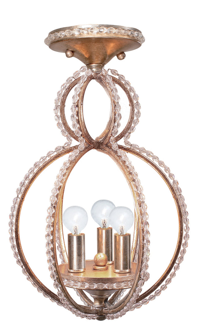 Garland Outdoor (Damp) Semi Flush Mount Light by Crystorama